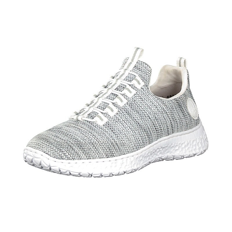Damske Slip On Rieker N4174-81, Biele